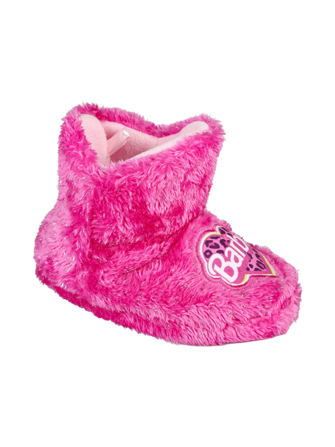 Barbie Pantofole a stivaletto da bambina con pelo - rosa
