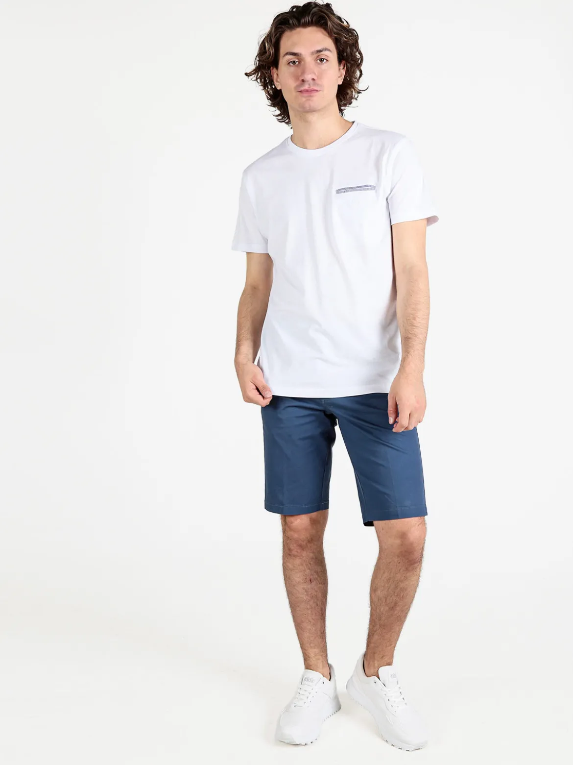 Be Board Bermuda uomo in cotone stretch taglie grandi