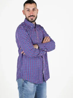 Be Board Camicia da uomo regular fit a fantasia