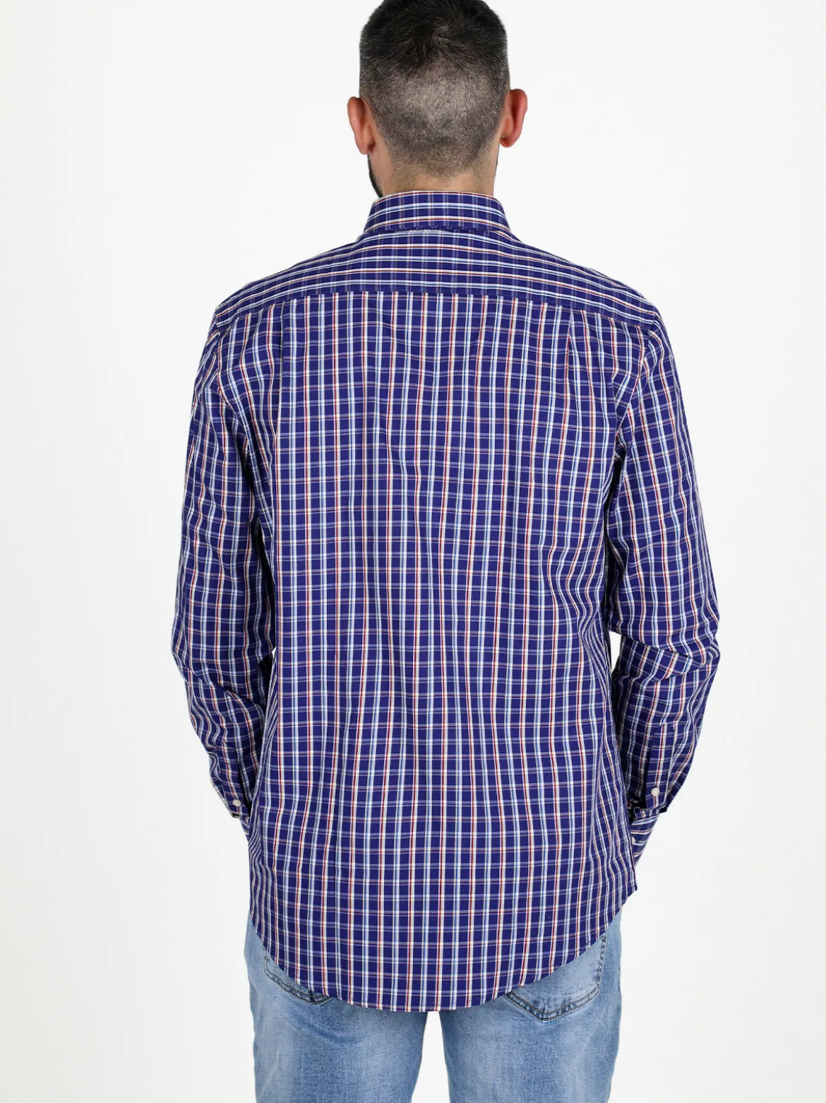 Be Board Camicia da uomo regular fit a fantasia