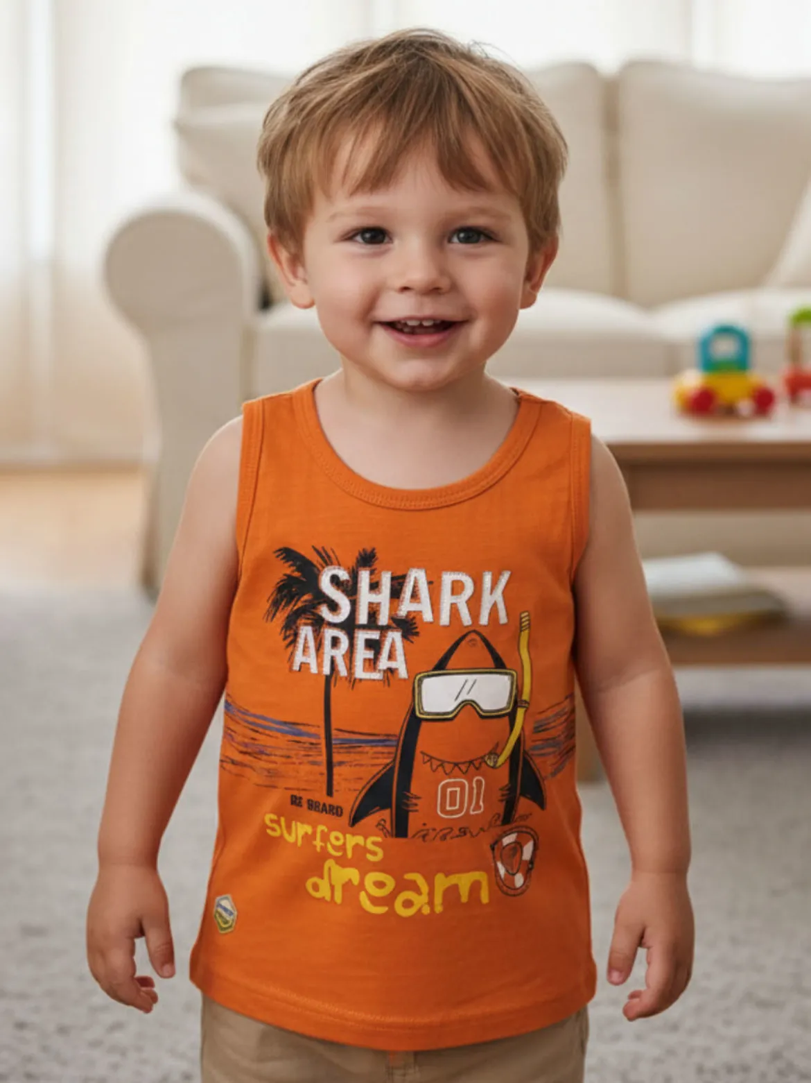 Be Board Canotta da neonato con stampe