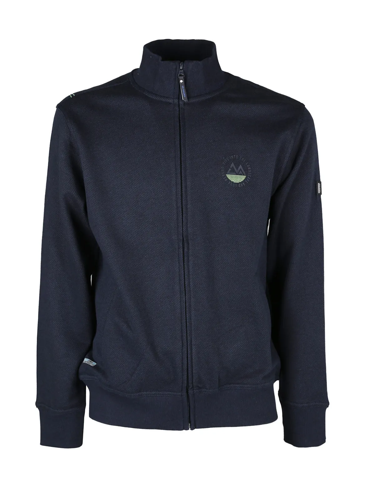 Be Board Felpa da uomo a nido d'ape con zip
