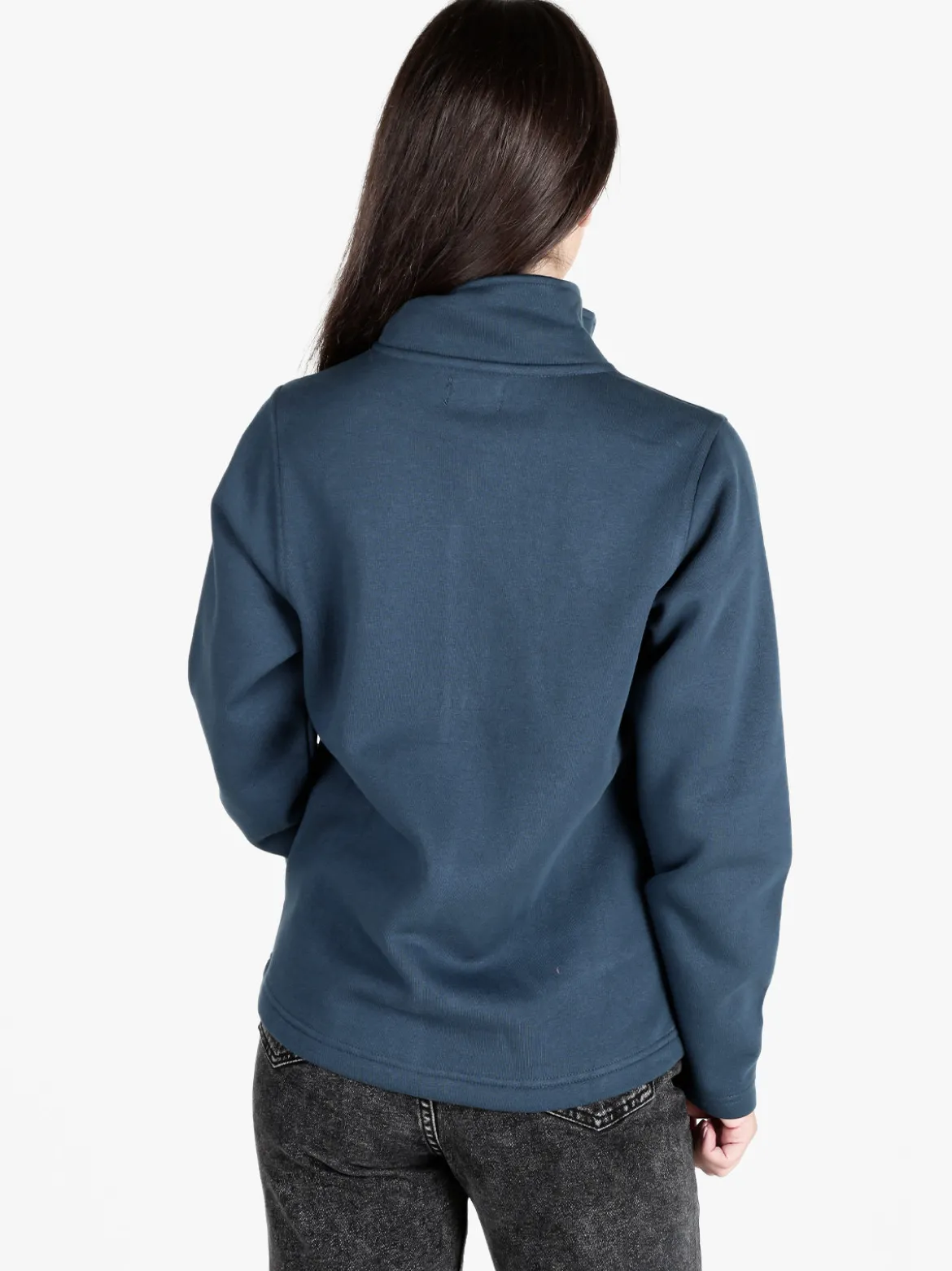 Be Board Felpa donna a collo alto con zip