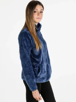 Be Board Felpa donna full zip in pile - avion