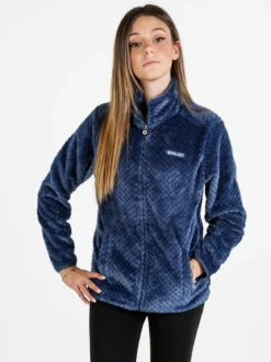 Be Board Felpa donna full zip in pile - avion