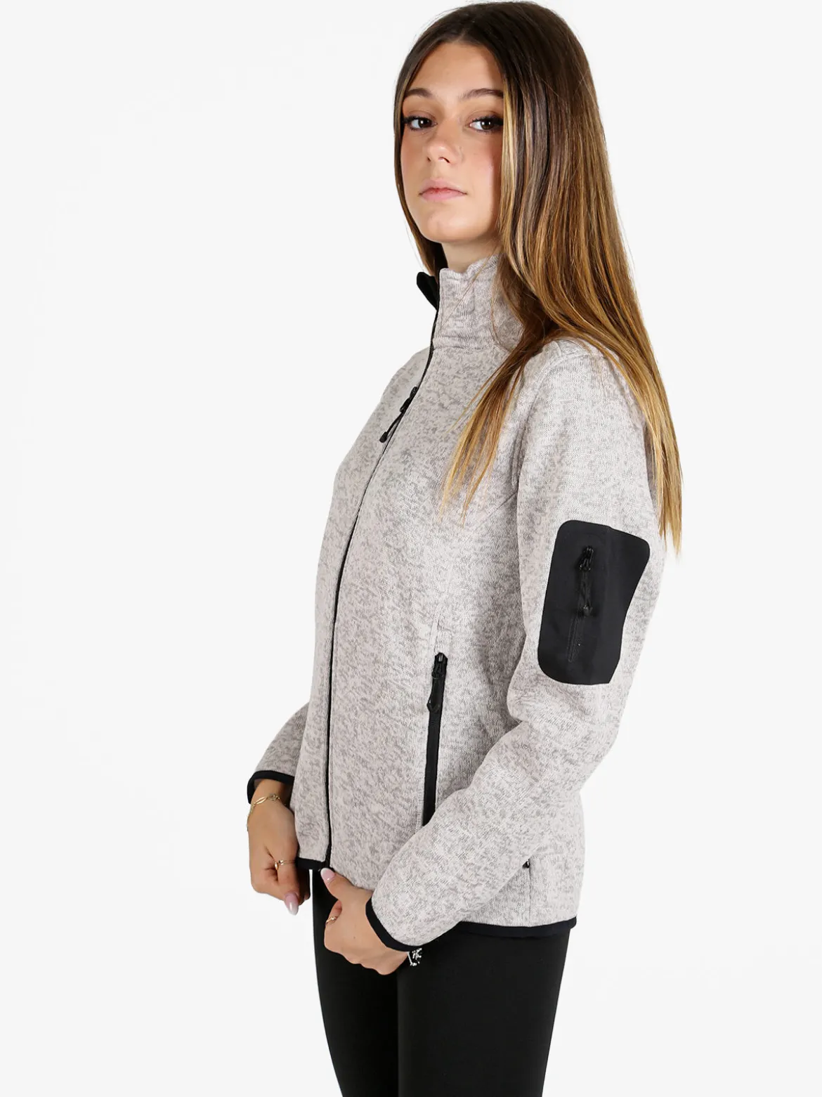 Be Board Felpa donna invernale con zip
