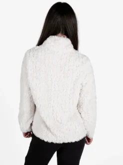 Be Board Giacca donna sportiva in ecopelo con zip