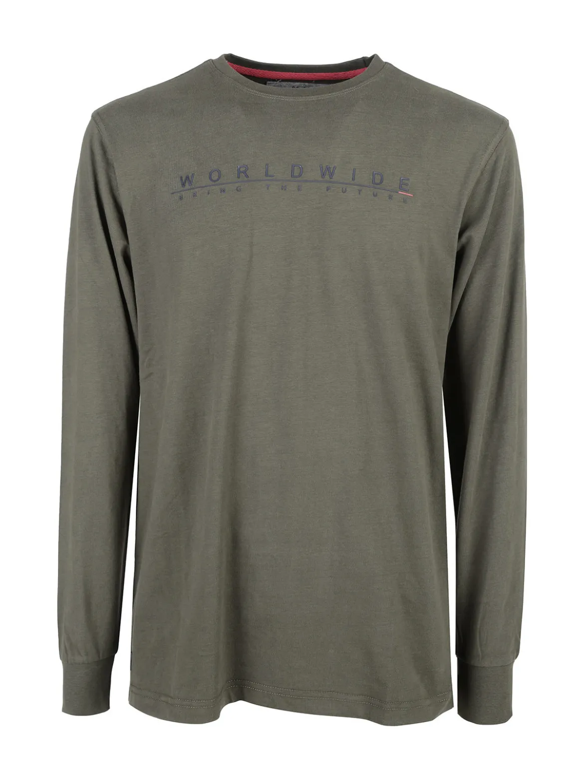 Be Board Maglia girocollo da uomo in cotone - militare
