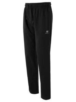 Be Board Pantaloni sportivi da uomo in cotone con coulisse - nero