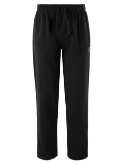 Be Board Pantaloni sportivi da uomo in cotone con coulisse - nero