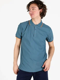 Be Board Polo da uomo a maniche corte in tessuto tecnico piquet