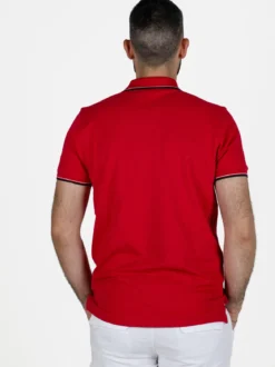 Be Board Polo da uomo in cotone a maniche corte