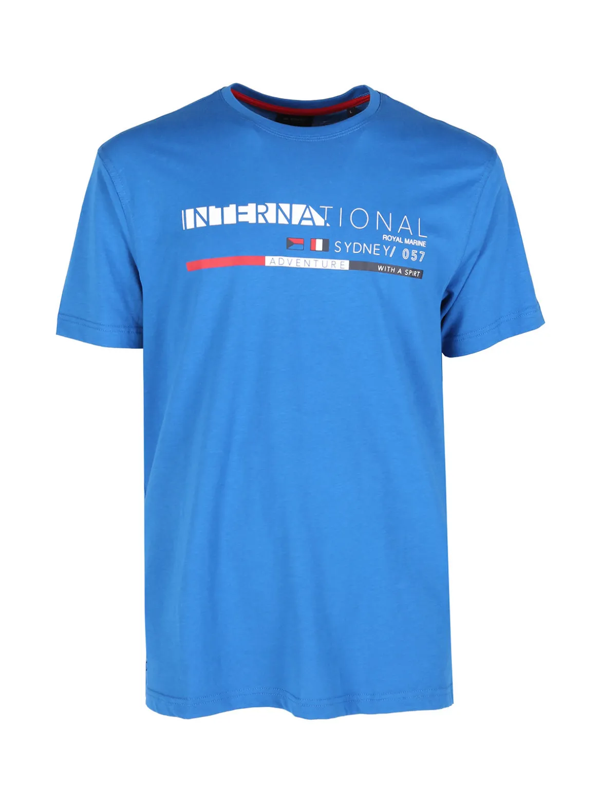 Be Board T-shirt da uomo in cotone con stampa scritta