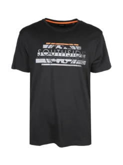 Be Board T-shirt girocollo da uomo in cotone con stampa
