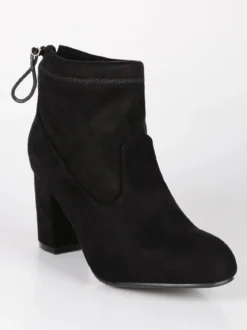 Be Gold Tronchetto donna scamosciato con tacco