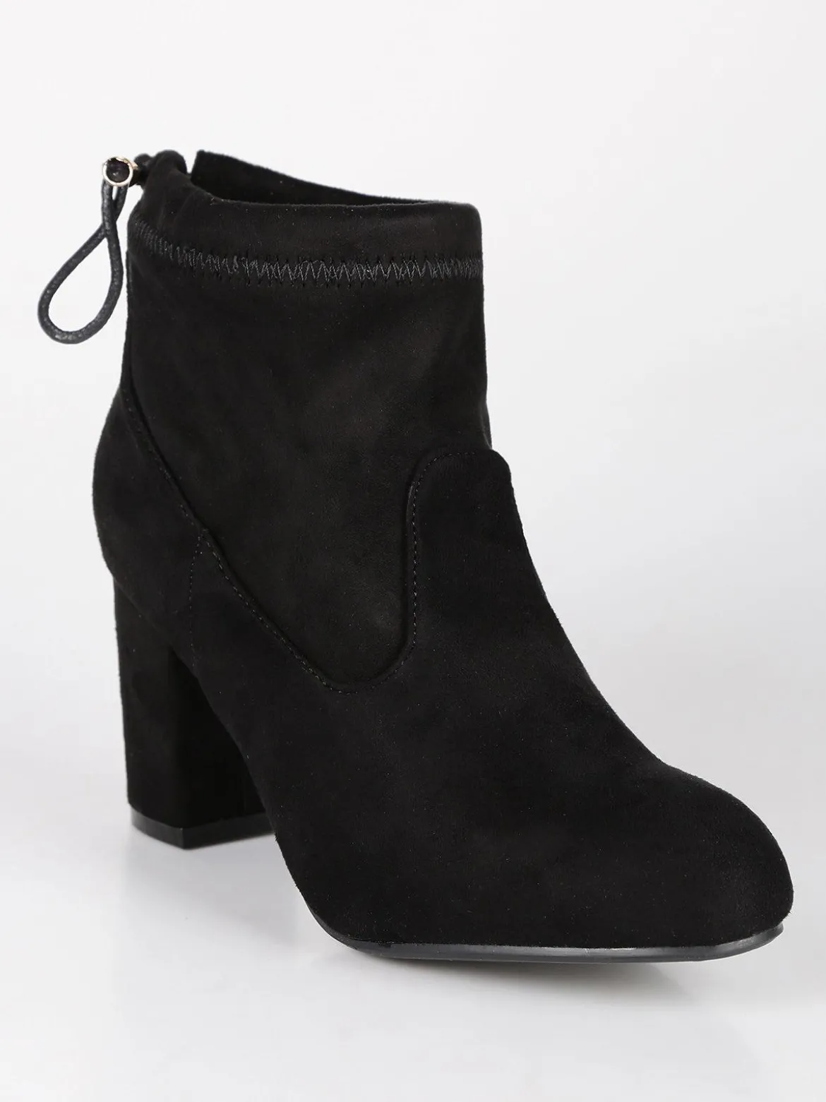 Be Gold Tronchetto donna scamosciato con tacco