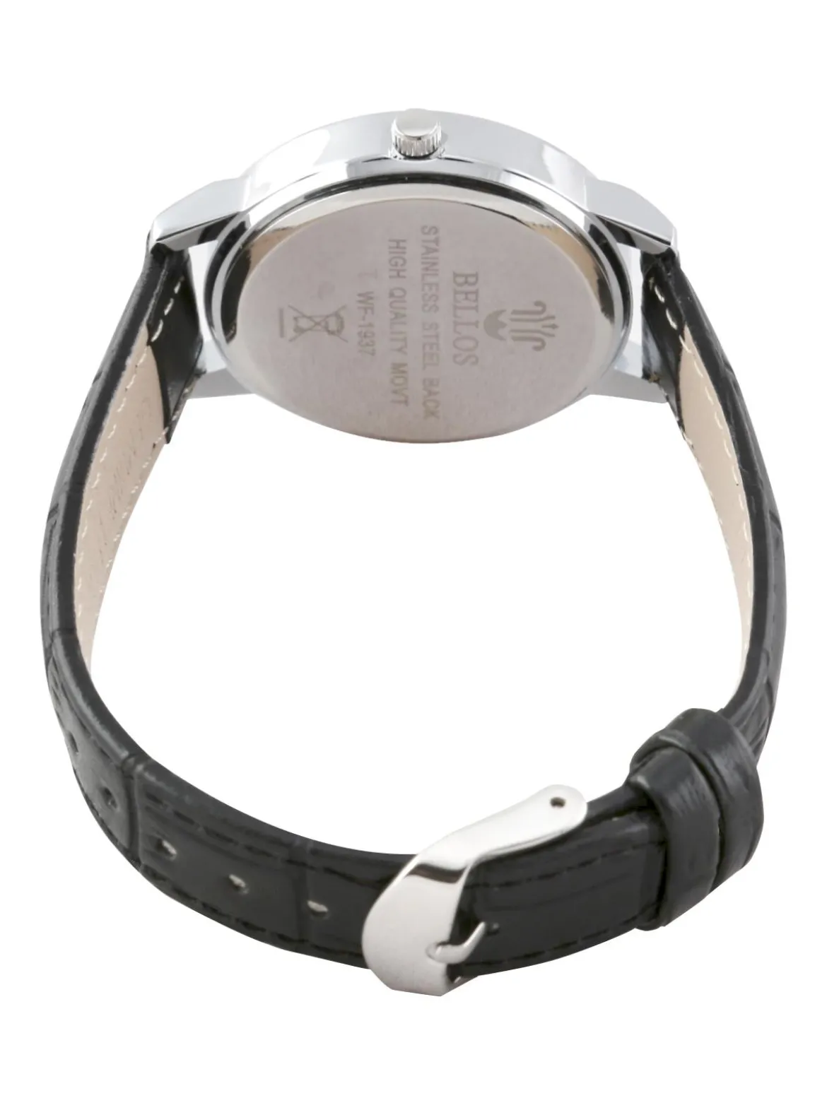 Bellos Orologio al quarzo con cinturino in ecopelle