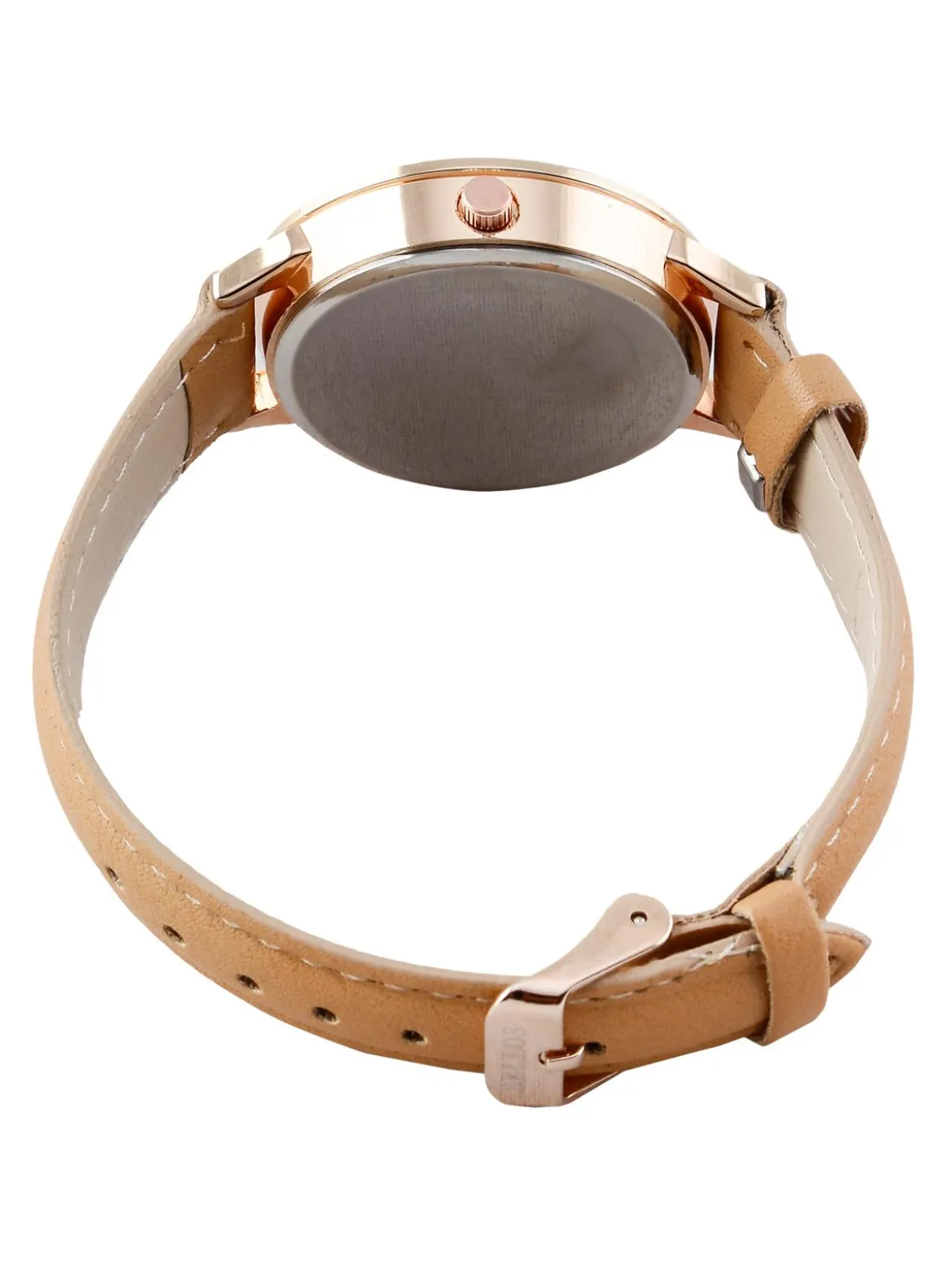 Bellos Orologio al quarzo con cinturino in ecopelle