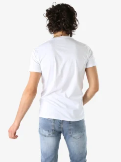 Belman T-shirt da uomo in cotone con stampa - bianco