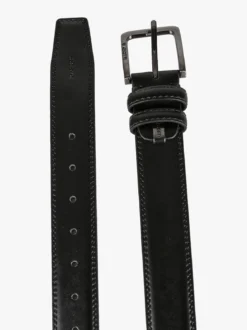 Biagiotti Uomo Cintura con fodera in pelle da uomo - nero
