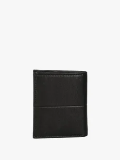 Biagiotti Uomo Mini portafoglio verticale in pelle da uomo - nero