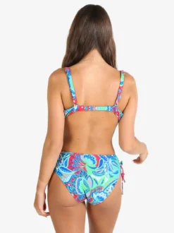 Bikini 4 You Bikini donna floreale con ferretto e slip vita alta COPPA C