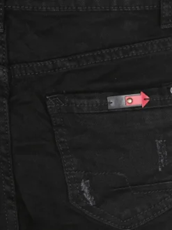 Bimbo Style Pantaloni neri con strappi