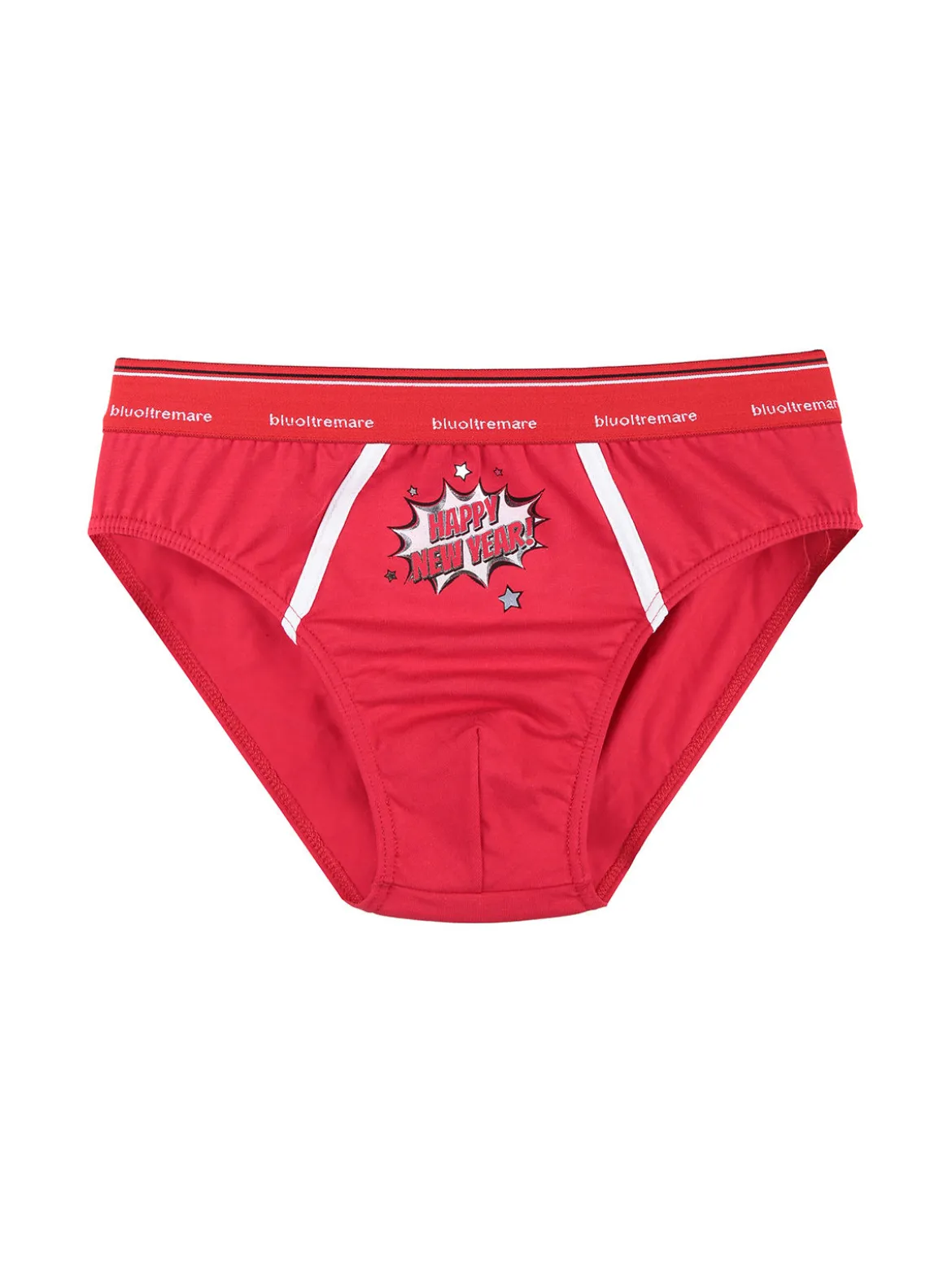 Bluoltremare Slip uomo capodanno con scritta