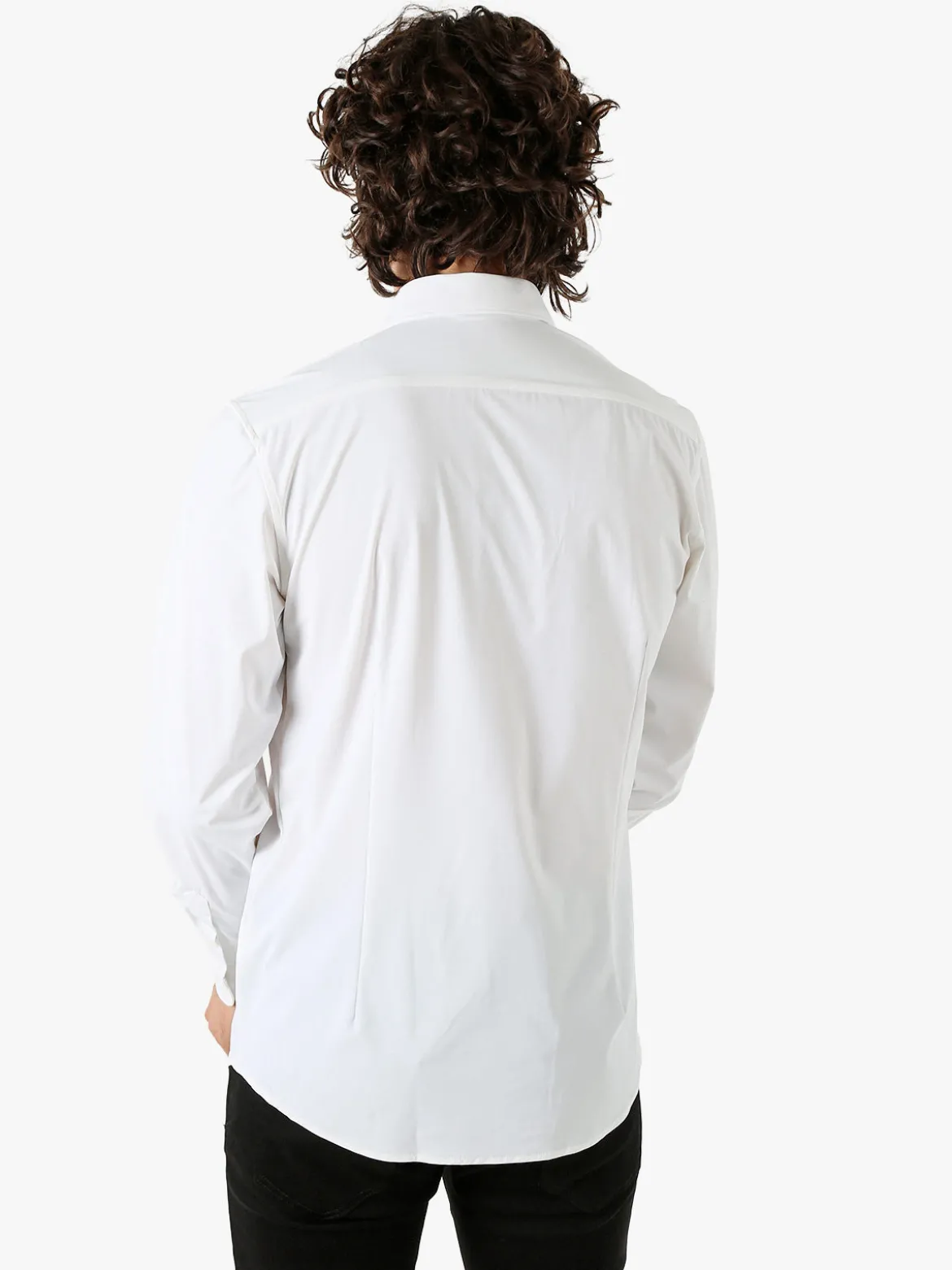 Bread & Buttons Camicia da uomo a maniche lunghe - bianco