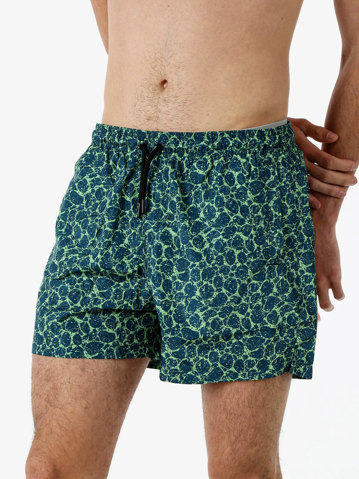 Buoncostume Boxer mare da uomo colorati - verde
