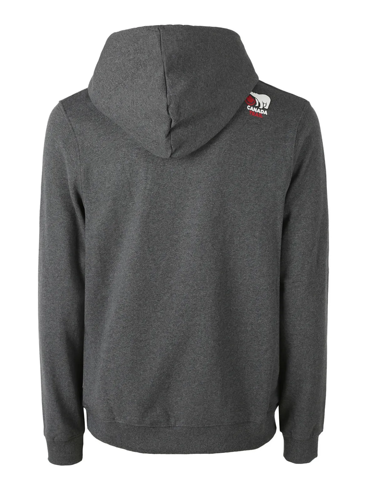 Canada Trail Felpa con cappuccio da uomo con interno felpato - grigio
