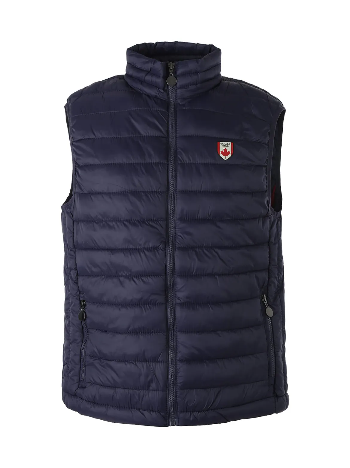 Canada Trail Smanicato imbottito da uomo con zip - blu scuro