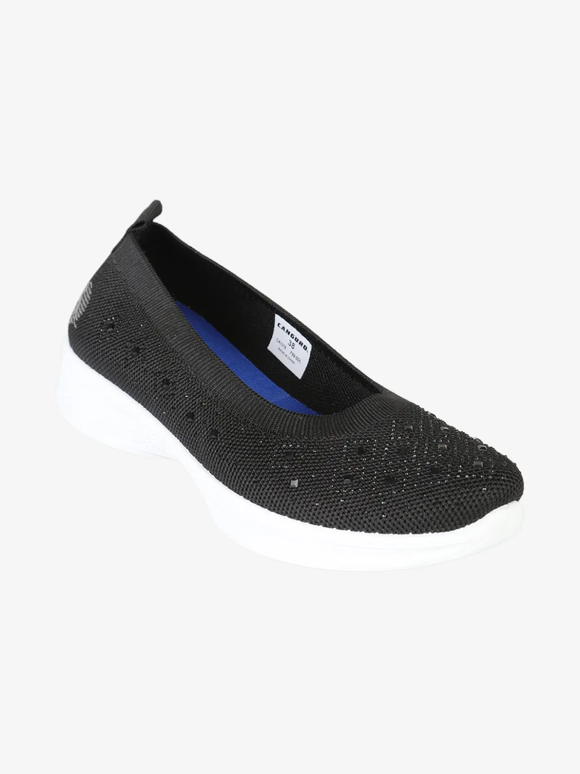 Canguro Ballerine donna sportive in maglia con strass