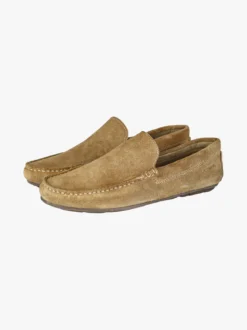 Canguro Mocassini uomo in pelle scamosciata - taupe