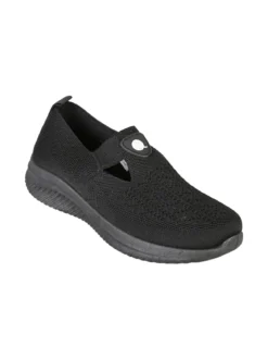 Canguro Scarpe slip on da donna con zeppa
