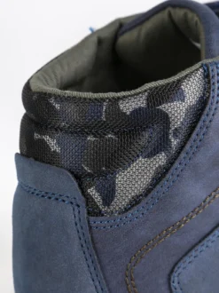 Canguro Sneakers alte con cinturino blu