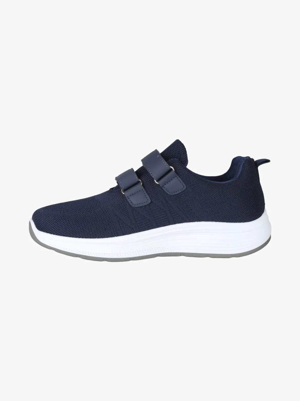Canguro Sneakers da uomo con strappi in maglia - blu scuro