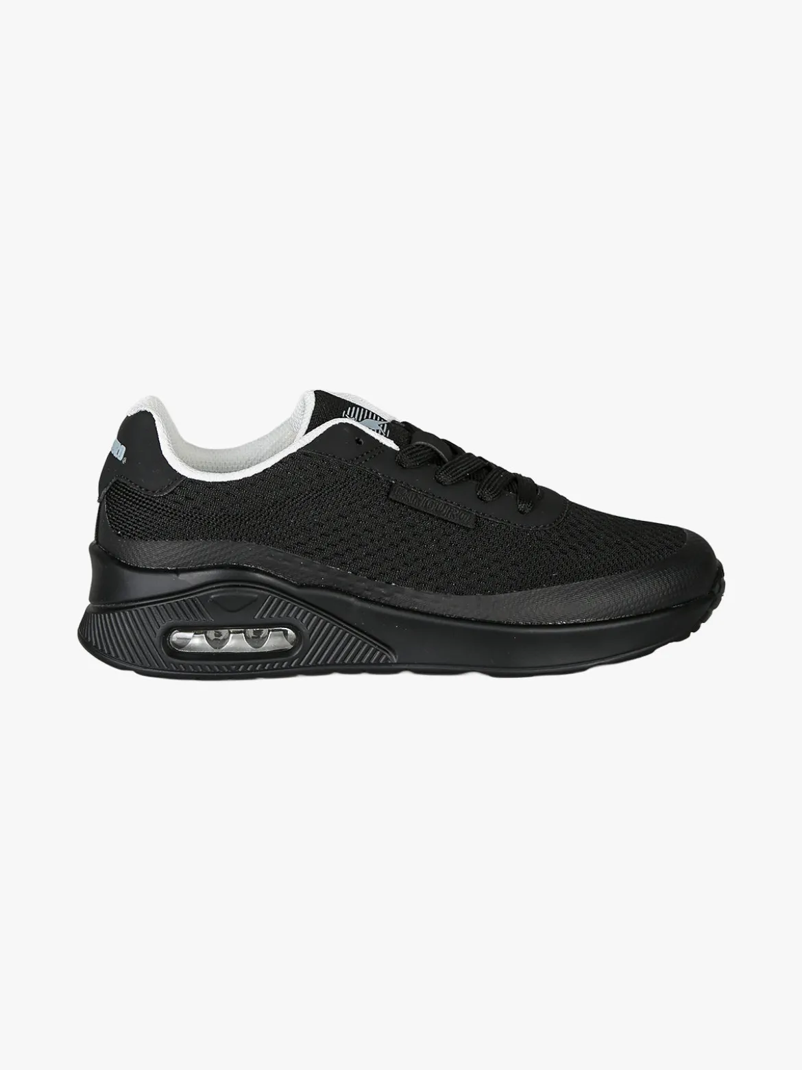 Canguro Sneakers sportive da donna in tessuto con air - nero