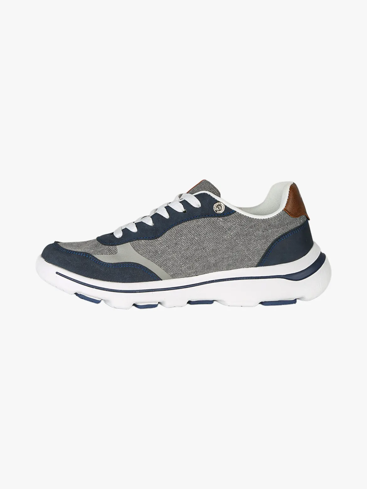 Canguro Sneakers stringate da uomo in tessuto - blu scuro