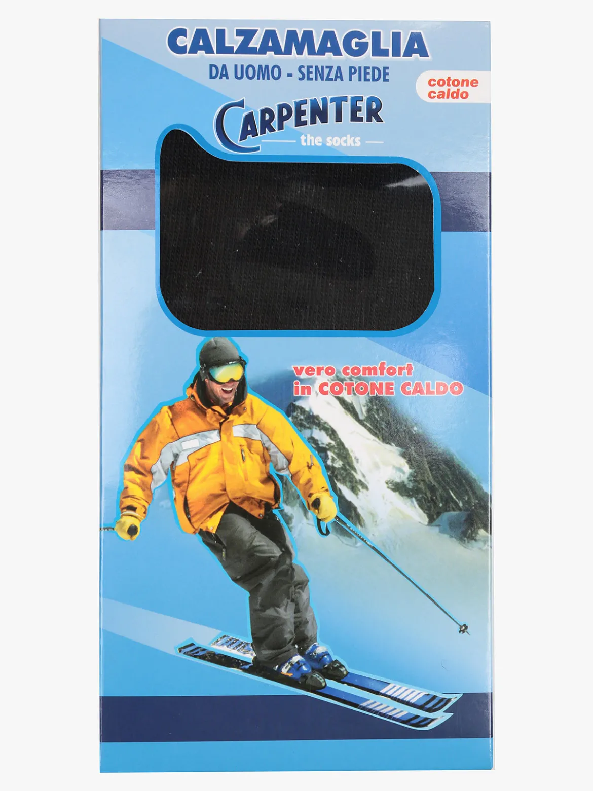 Carpenter Calzamaglia da uomo in caldo cotone senza piede