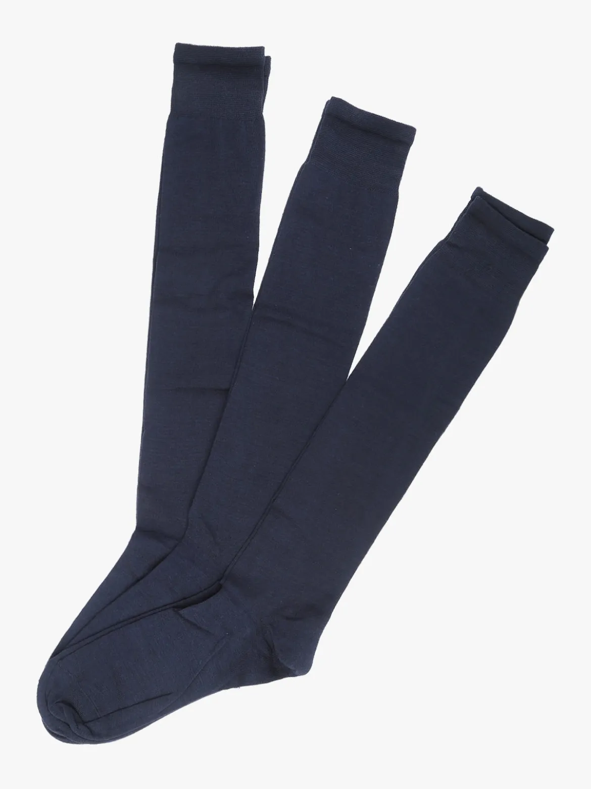 Carpenter Confezione da 3 paia di calze lunghe da uomo in cotone mercerizzato - blu scuro