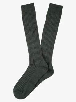 Cashmere Blend Calze lunghe donna in misto cashmere - verde