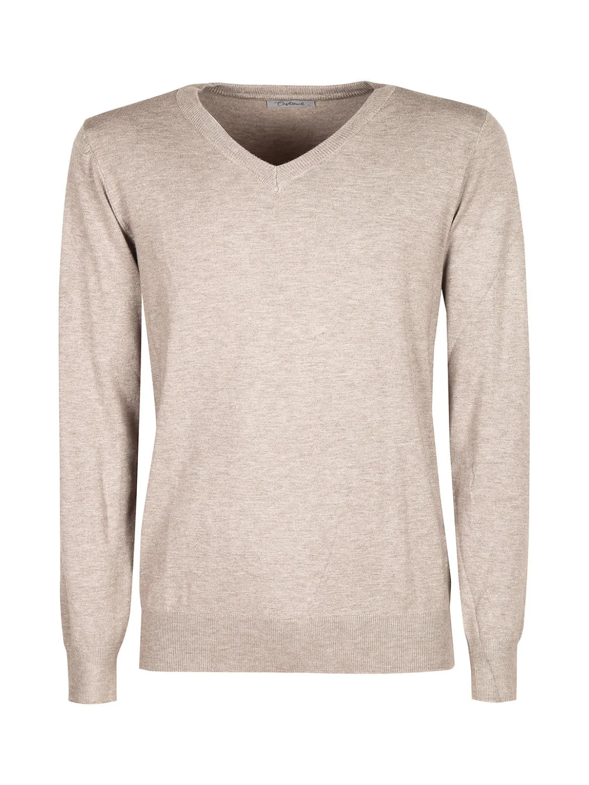 Cashtouch Pullover da uomo in tinta unita