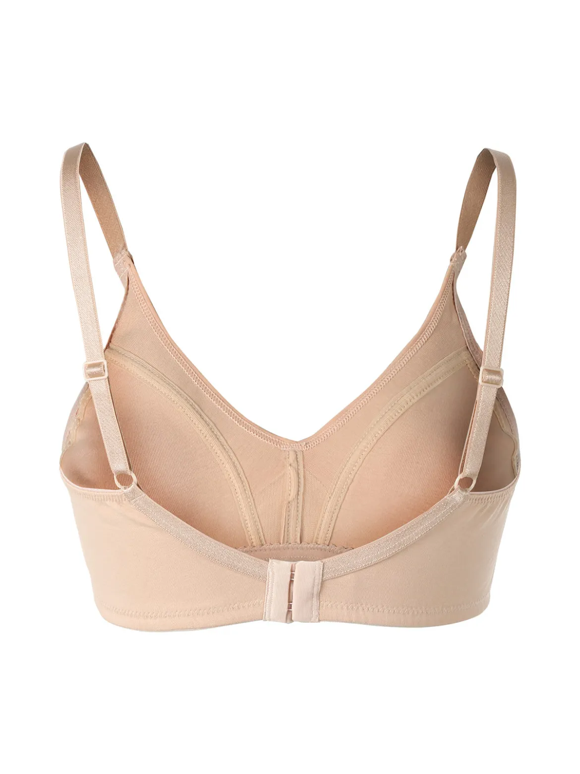 Charme Attrazione Italiana Reggiseno sfoderato in cotone senza ferretto COPPA B - nudo