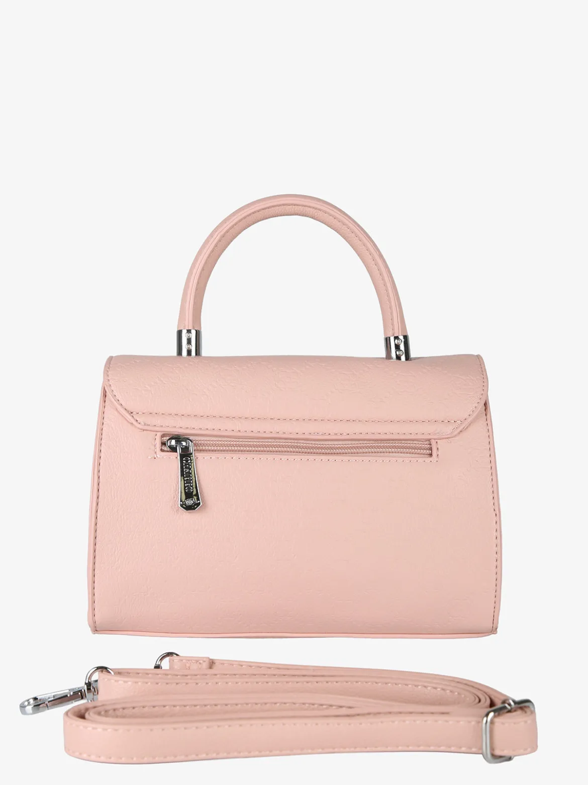 Charro Borsa a mano da donna con patta e chiusura a girello - rosa