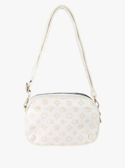 Charro Borsa a tracolla da donna con logo - bianco