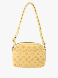 Charro Borsa a tracolla da donna con logo - giallo