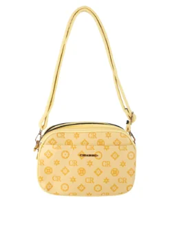 Charro Borsa a tracolla da donna con logo - giallo