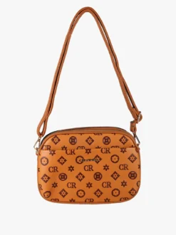 Charro Borsa a tracolla da donna con logo - marrone