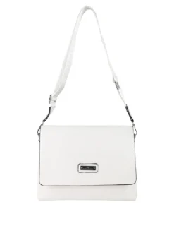 Charro Borsa a tracolla da donna in ecopelle - bianco